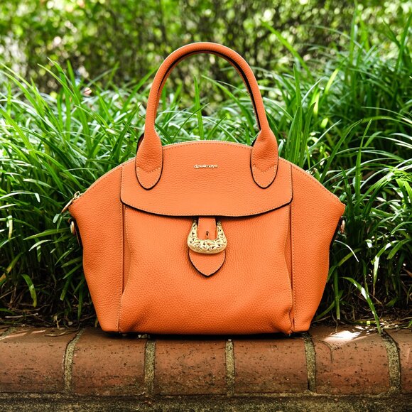 Dewi Maya Bali Leather Bag Sunset - Local Designer - Picture 1 of 5